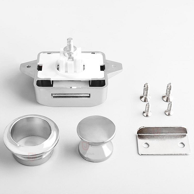 Camper รถ Push ปุ่มสลักล็อค RV - Furniture Hardware Knobs บทวิจารณ์และราคา