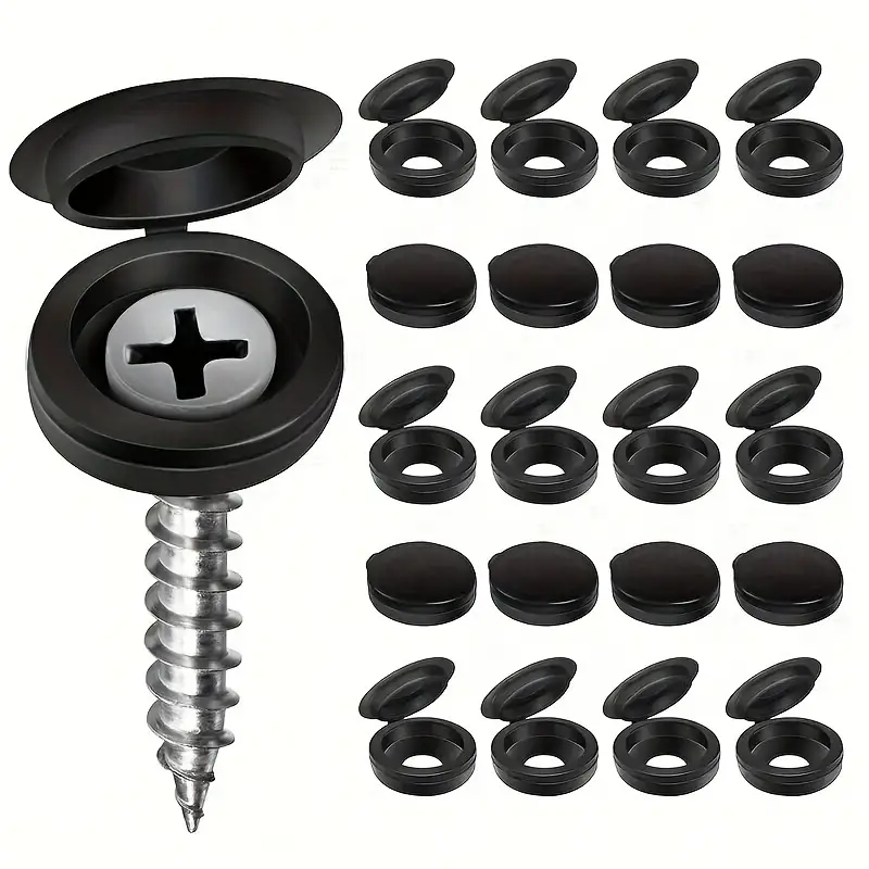 1000pcs บานพับพลาสติกสกรูฝาครอ - Furniture Hardware Covers บทวิจารณ์และราคา