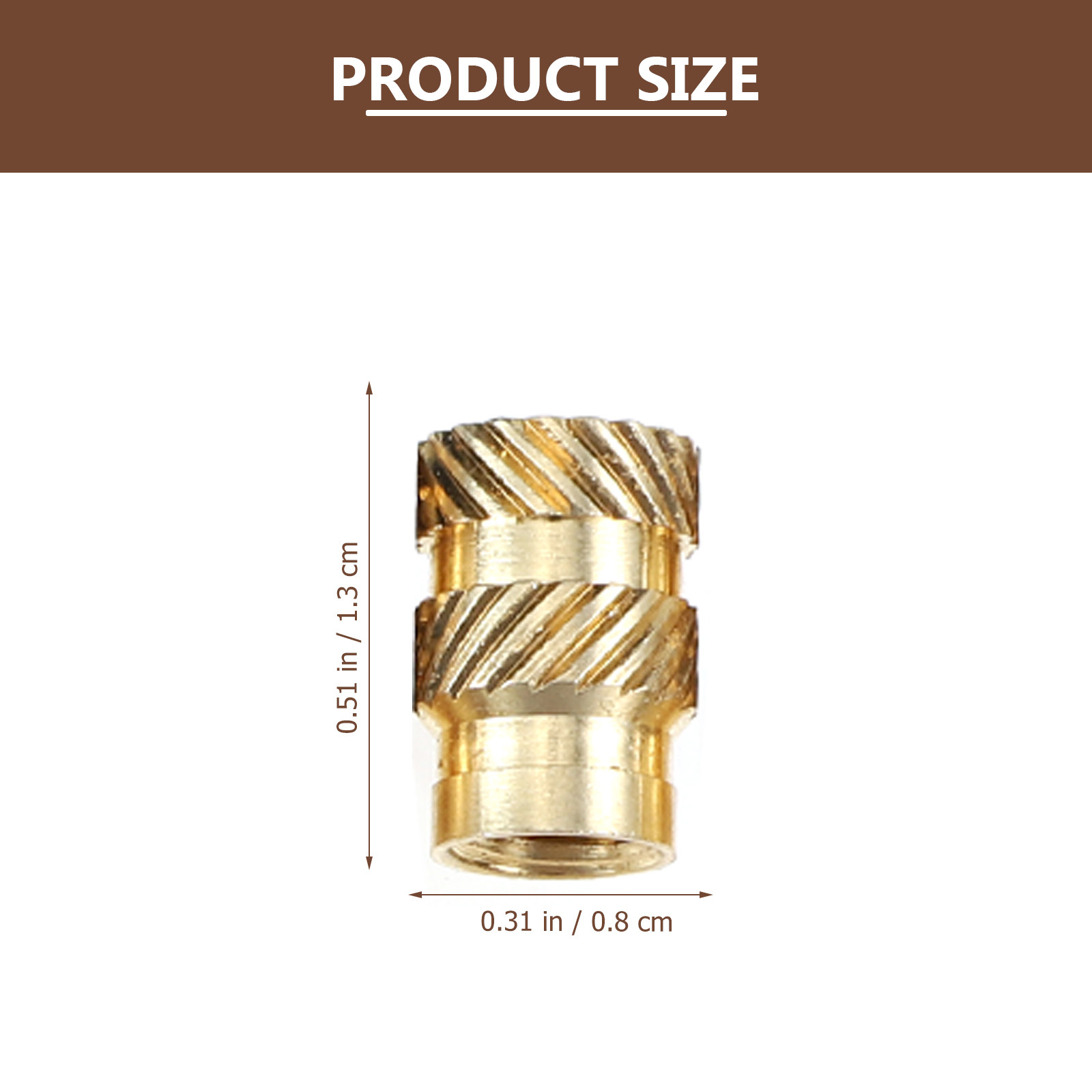 น็อตทองแดงสำหรับเฟอร์นิเจอร์ 2 - Furniture Hardware Barrel Nut บทวิจารณ์และราคา