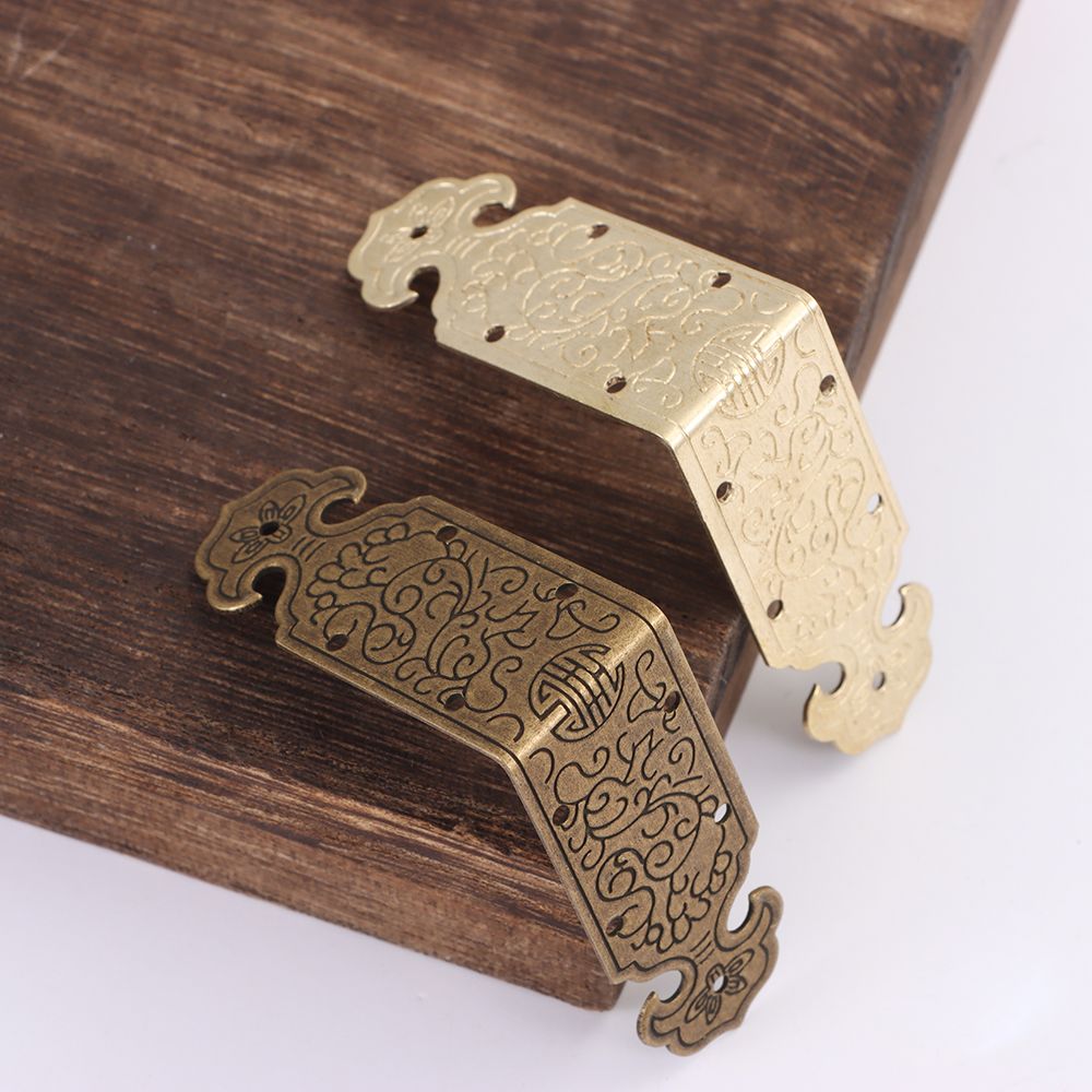 8ชิ้นตัวป้องกันมุมโลหะแบบโบราณ - Furniture Hardware Covers บทวิจารณ์และราคา