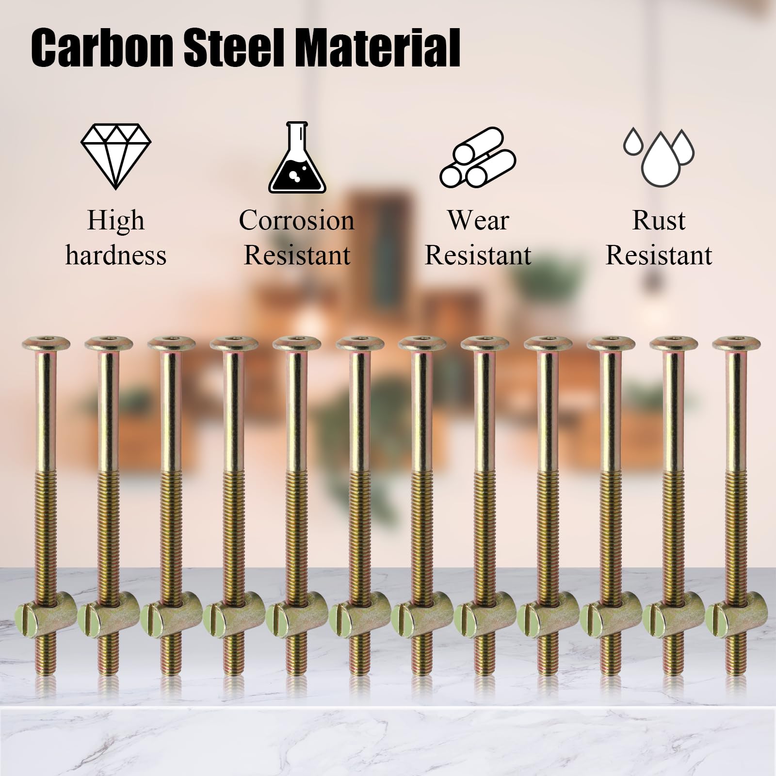 ชุดสกรูและน็อตสำหรับเฟอร์นิเจอ - Furniture Hardware Barrel Nut บทวิจารณ์และราคา