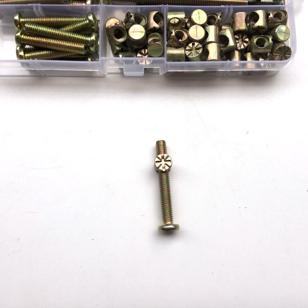 100 ชิ้น M6 Barrel Dowel Nut ส - Furniture Hardware Barrel Nut บทวิจารณ์และราคา