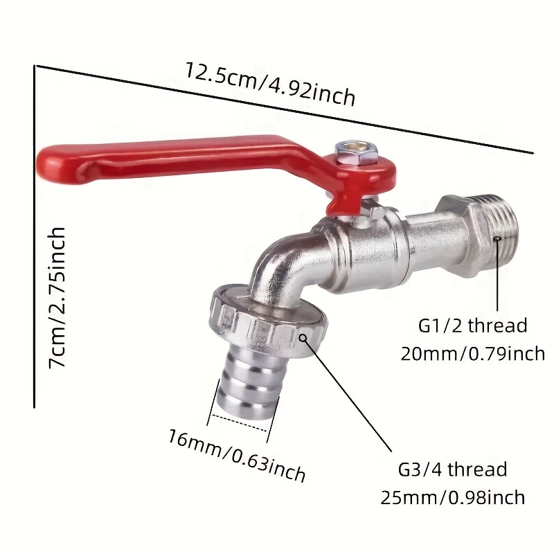 ก๊อกน้ำกลางแจ้งแบบไหลแรงสูง G1 - Zinc Furniture Hardware บทวิจารณ์และราคา