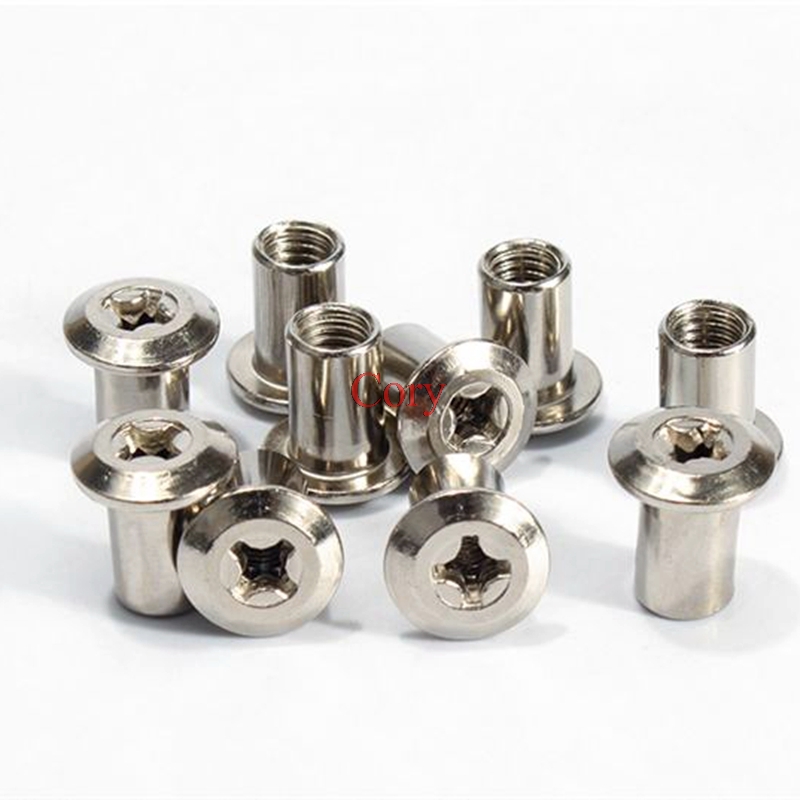 10 ชิ้น 6 มิลลิเมตร Barrel Nut - Furniture Hardware Barrel Nut บทวิจารณ์และราคา
