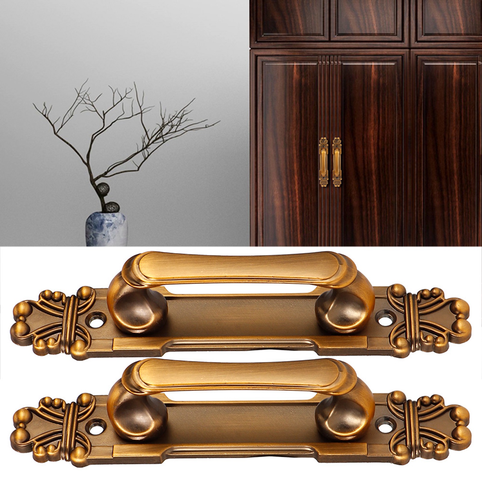 ชุดมือจับประตูสไตล์ยุโรปโบราณ  - Furniture Hardware Knobs บทวิจารณ์และราคา